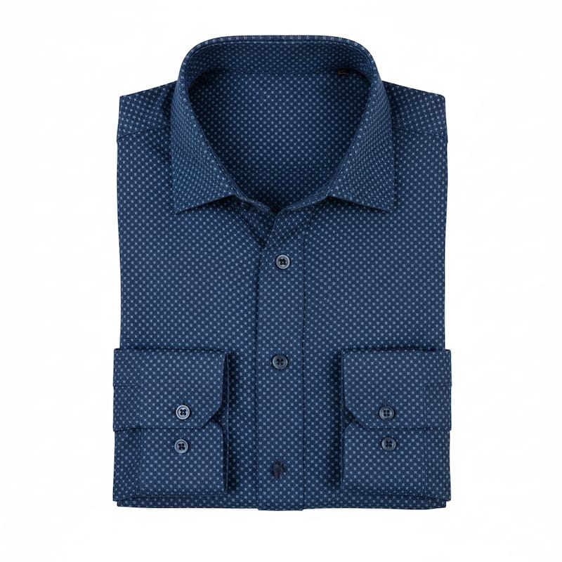Lucky Brand Men's Printed Stretch Slim Fit Dress Shirt