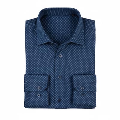 Lucky Brand Men's Printed Stretch Slim Fit Dress Shirt