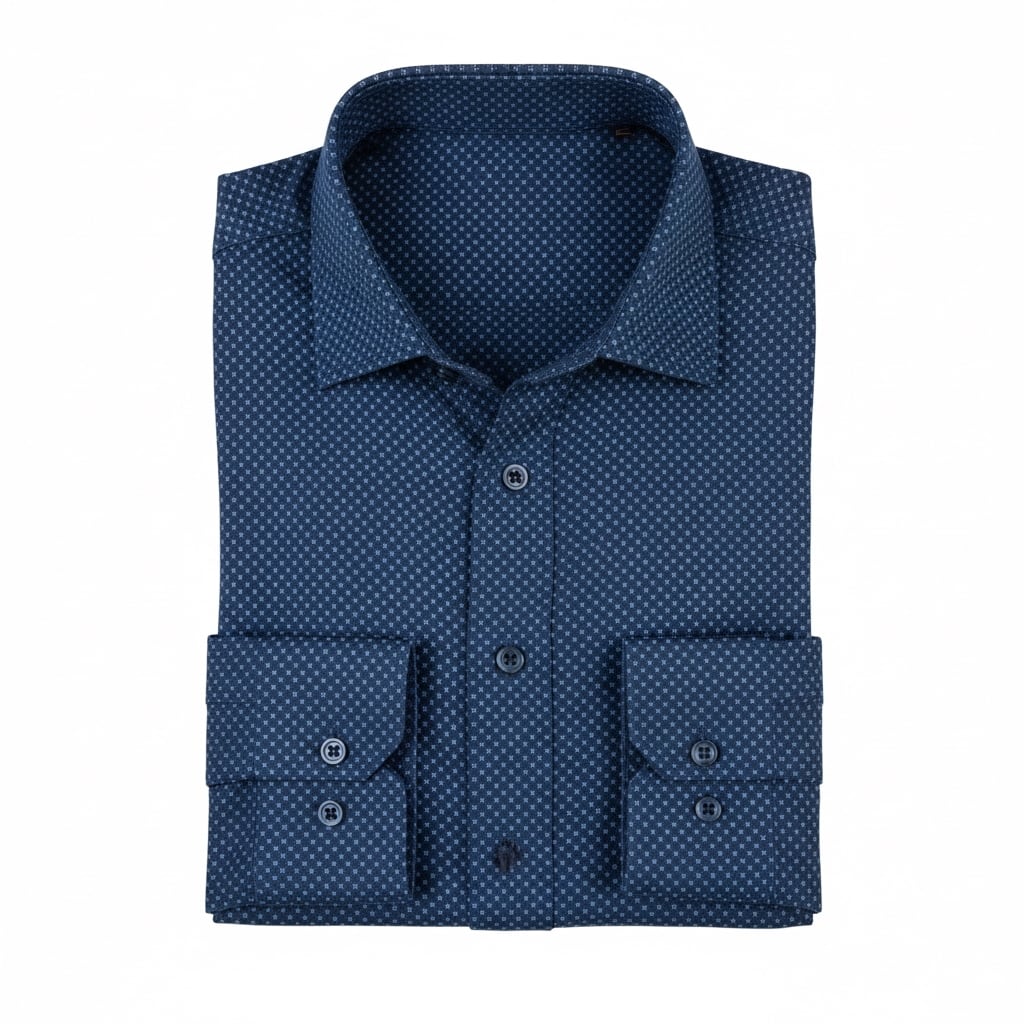 Lucky Brand Men's Printed Stretch Slim Fit Dress Shirt
