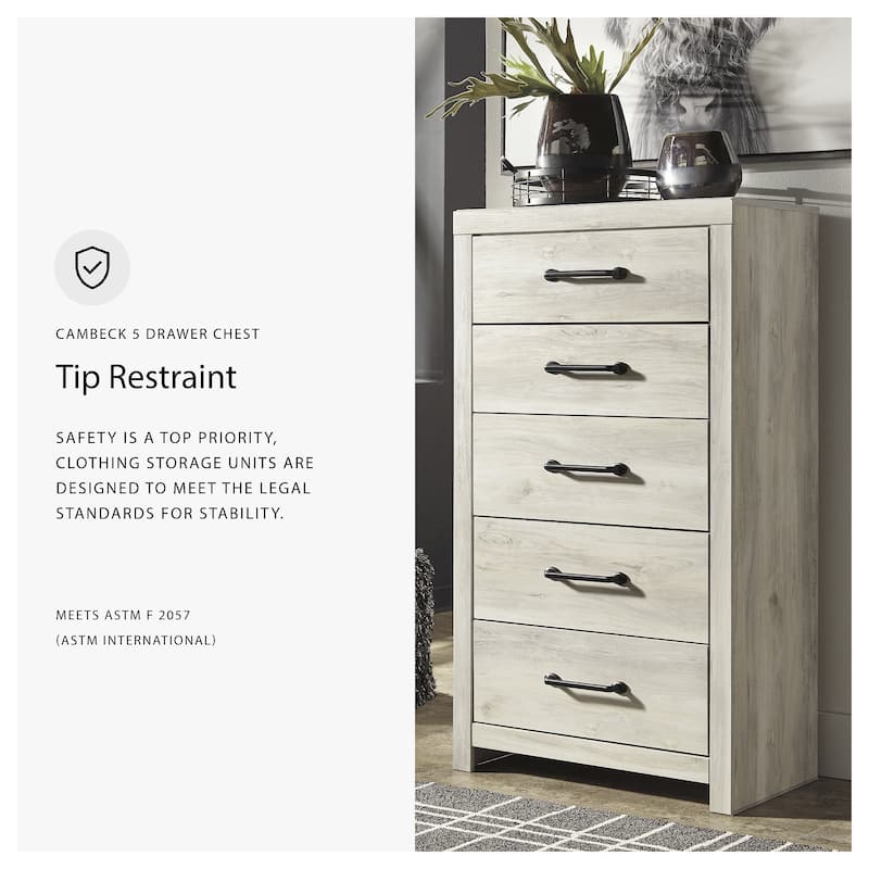 Baystorm Gray Chest of Drawers