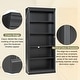 preview thumbnail 16 of 17, 83.4" Tall Wood Bookcase, 5-Tier Bookshelves with Adjustable Storage Shelves, Storage Shelves for Living Room,Home Office