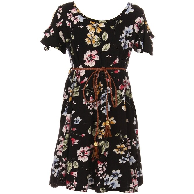 flower print one piece