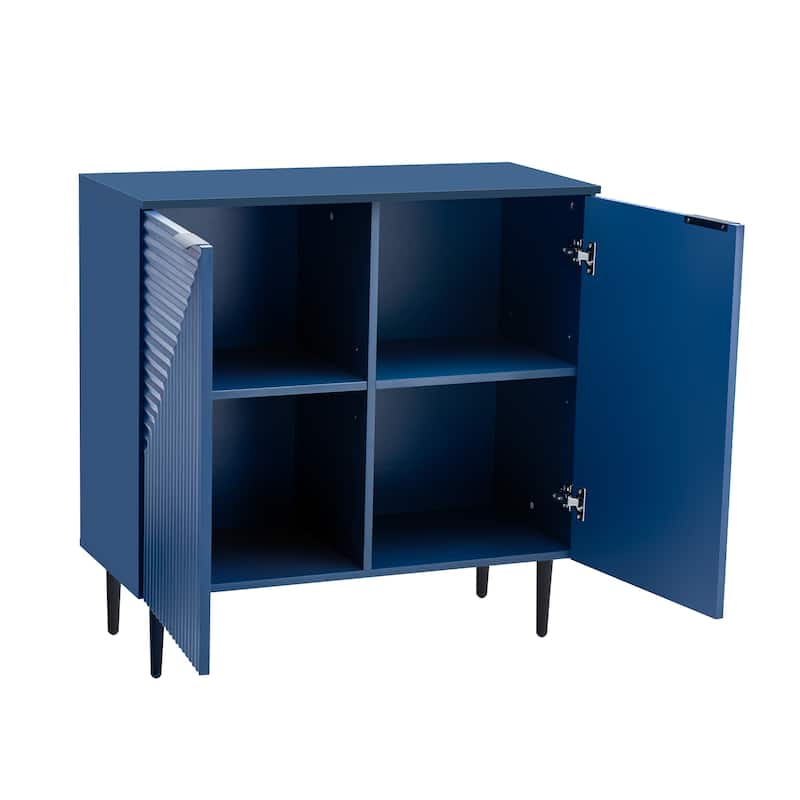 Modern Storage Cabinet with Adjustable Shelves, Buffet Cabinets Large Sideboard w/ 3 Drawers, 2 Door for Kitchen, Entryway