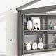 preview thumbnail 17 of 17, Full House Bed with Roof Frame and Under Bed Storage Unit
