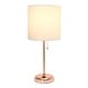 preview thumbnail 32 of 99, Porch & Den Custer Metal/ Fabric Lamp with Charging Outlet