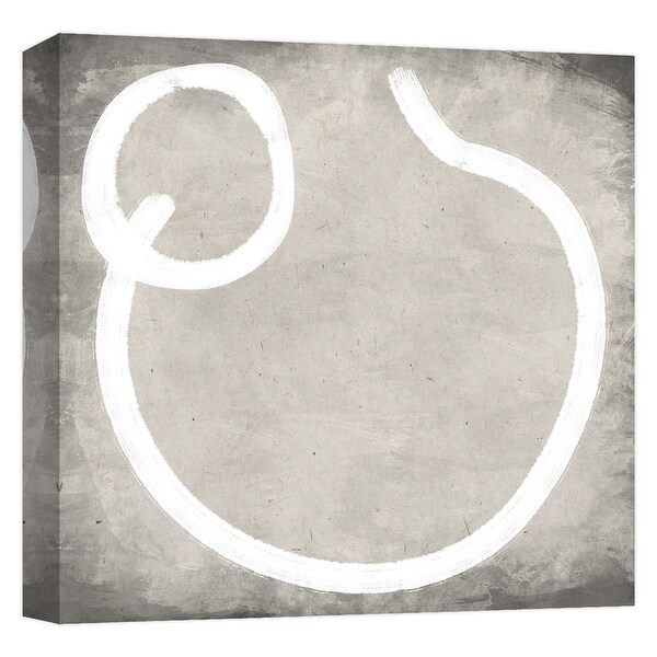 PTM Images 9-124653 PTM Canvas Collection 12" x 12" - "Brush Curve 3" Giclee Abstract Art Print on Canvas