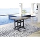 preview thumbnail 3 of 5, Signature Design by Ashley Fairen Trail Black/Driftwood 3-Piece Outdoor Dining Package - 42"W x 42"D x 37"H