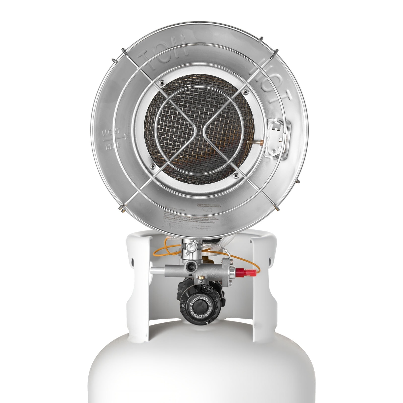 UIMOSO Propane Tank Top Heater, 15000 BTU Rapid Heating 180-Degree Infrared Radiant Tank Top Gas Heater - 15000 BTU