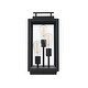 preview thumbnail 1 of 8, Desmond Outdoor Lawn Light in Black 8.3"