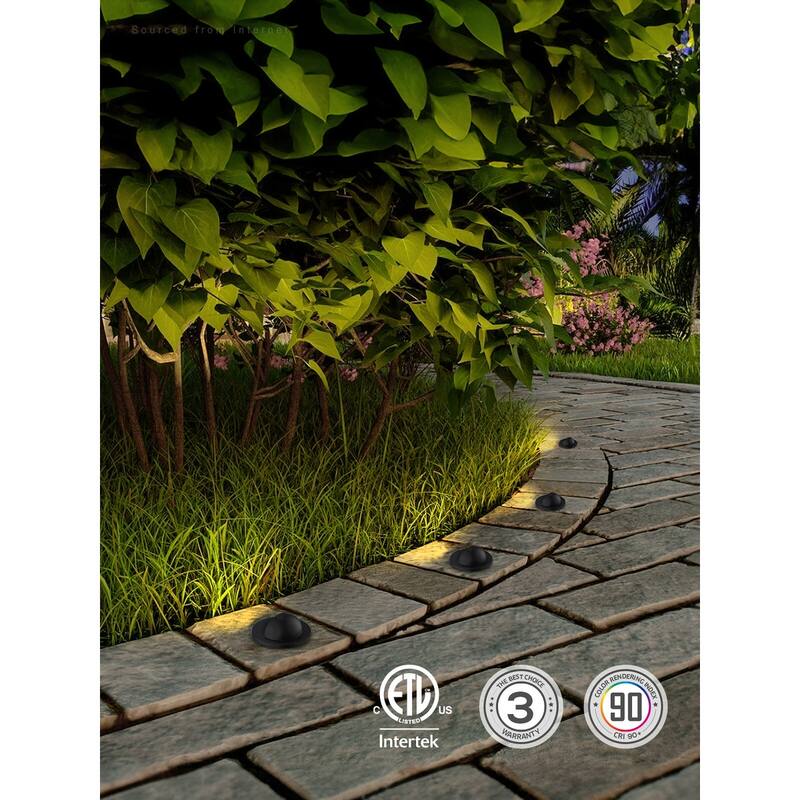 5W 5CCT LED In-Ground Well Light, IP67 Waterproof, 12–24V AC/DC