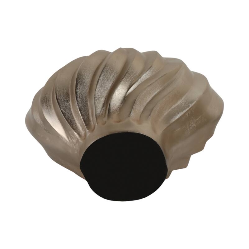 Aluminum Vase Twisted Sculptural Handcrafted Curved Contoured Shape