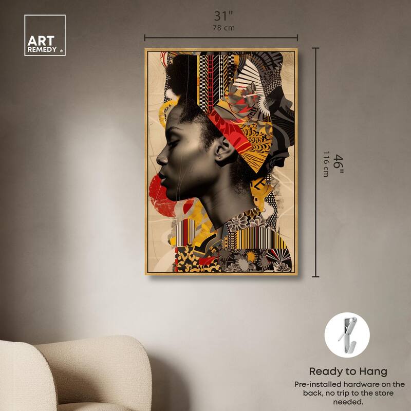 Cultural Collage Canvas by Art Remedy