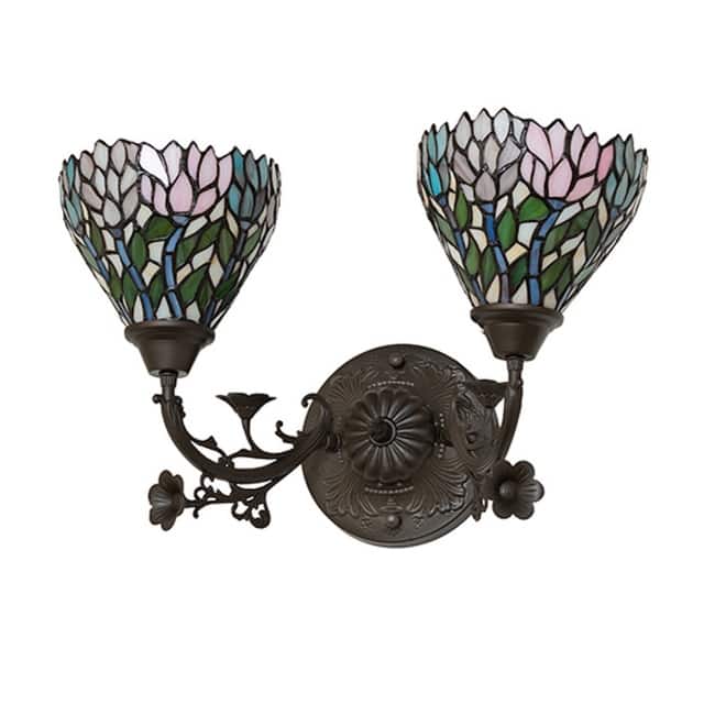 Meyda Tiffany 36100 2 Light 11" Tall Wall Sconce