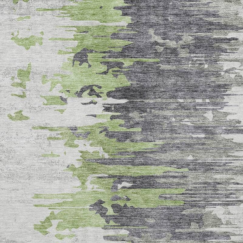 HomeRoots Abstract Transitional Rectangle Outdoor Rug