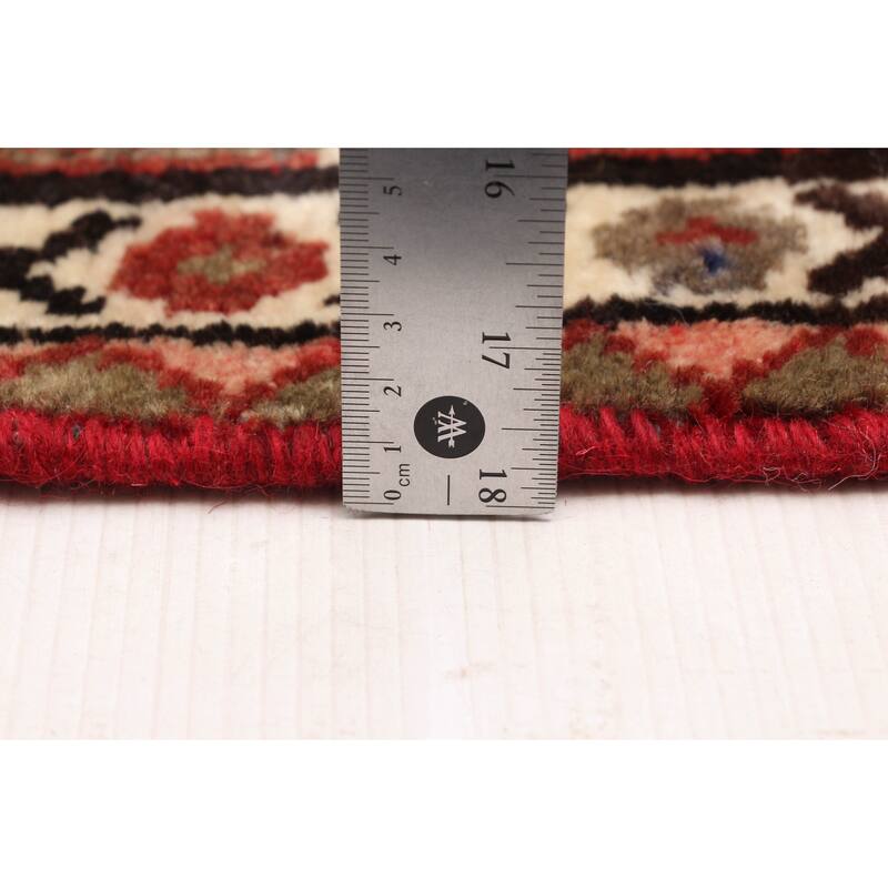 ECARPETGALLERY Hand-knotted Andelz Light Red Wool Rug - 5'4 x 9'9