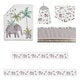 preview thumbnail 2 of 4, Sweet Jojo Designs Watercolor Elephants Boy Girl Gender Neutral 6p Crib Bedding + BreathableBaby Breathable Mesh Liner