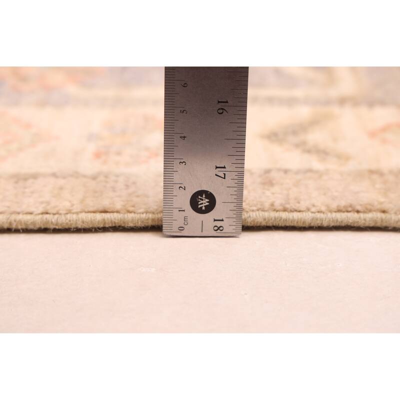 ECARPETGALLERY Hand-knotted Modern Oushak Brown Wool Rug - 8'1 x 9'8