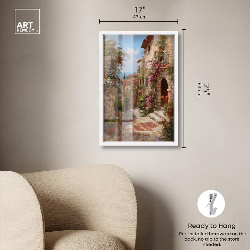 Mediterranean Charm I Shadowbox by Art Remedy