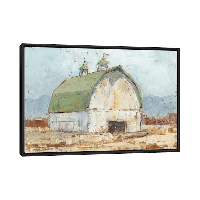 iCanvas "Whitewashed Barn III" by Ethan Harper Framed Canvas Print - Black - 26x40