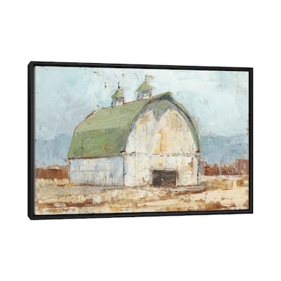 iCanvas "Whitewashed Barn III" by Ethan Harper Framed Canvas Print