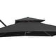 preview thumbnail 6 of 29, Pellebant 10 ft Double Top Cantilever Umbrella with Base