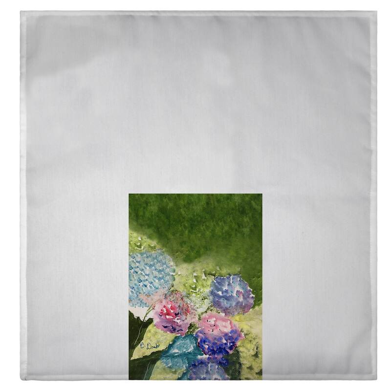 Pink & Purple Hydrangeas Guest Towel - 20x20