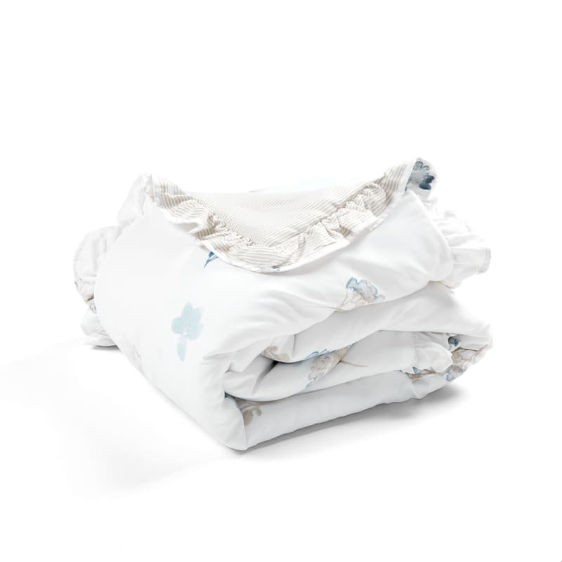 Lush Decor Livia Flora Silver-Infused Antimicrobial Reversible Throw Blanket