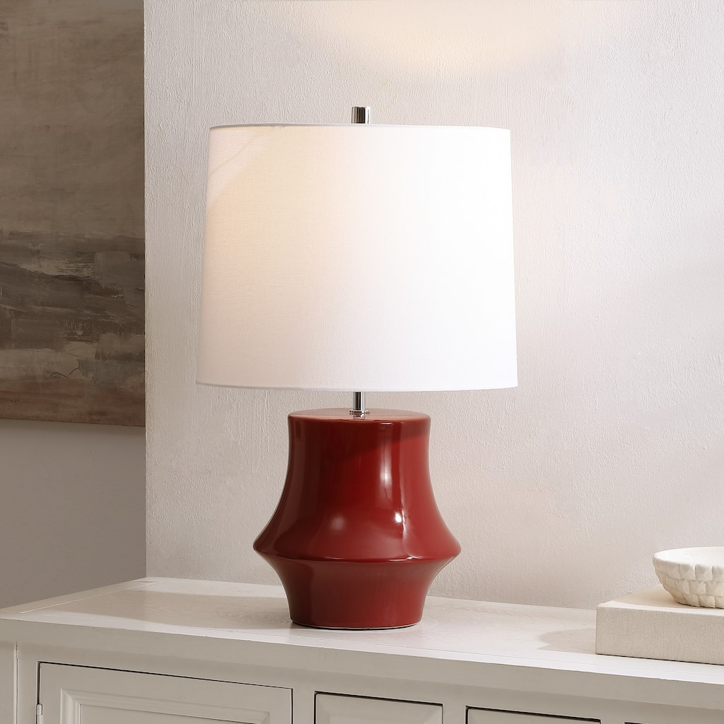SAFAVIEH Couture Ryder, 22-inch, Ceramic Table Lamp - 14"W x 14"D x 22"H