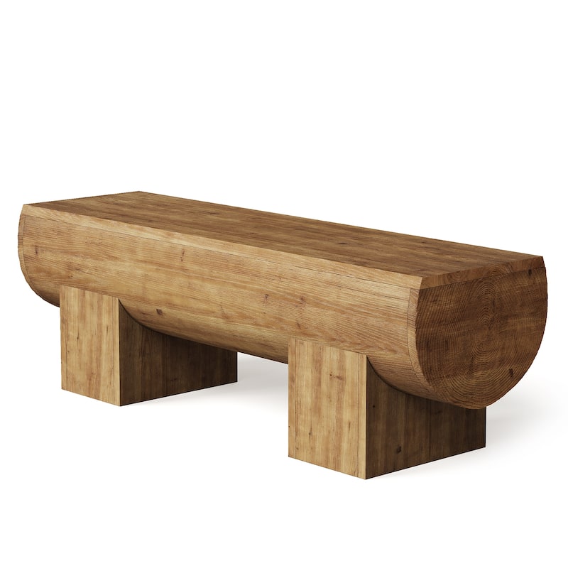 Solid Wood Entryway Bench, End of Bed Bench Seat, Accent Furniture for Bedroom, Living Room, Hallway
