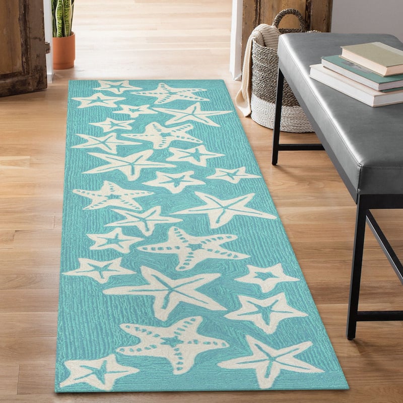 Liora Manne Capri Starfish Indoor/Outdoor Rug