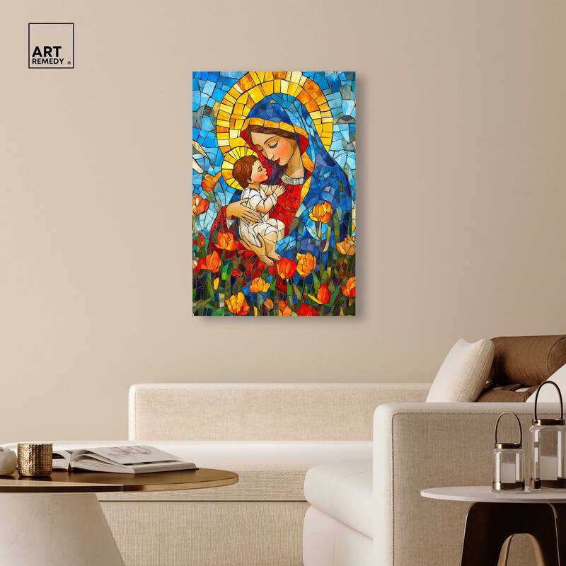 Glass Gospel I Canvas by Art Remedy, Gallery Wrapped