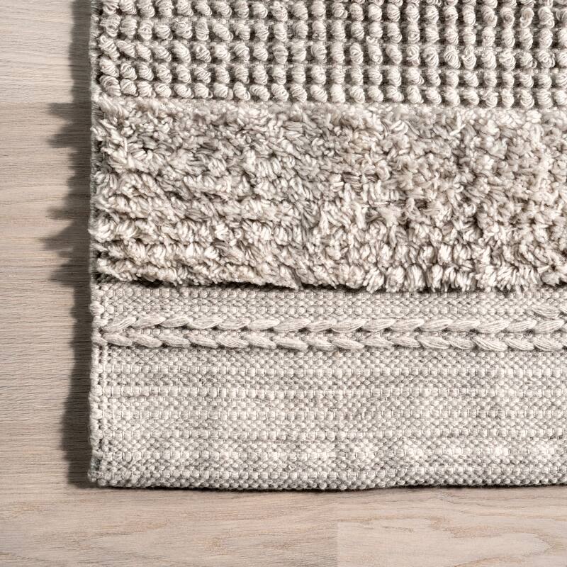 Samba Textured Cotton-Blend Area Rug
