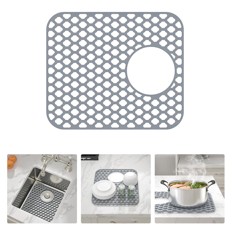 Silicone Sink Mat Sink Protectors for Kitchen Sink