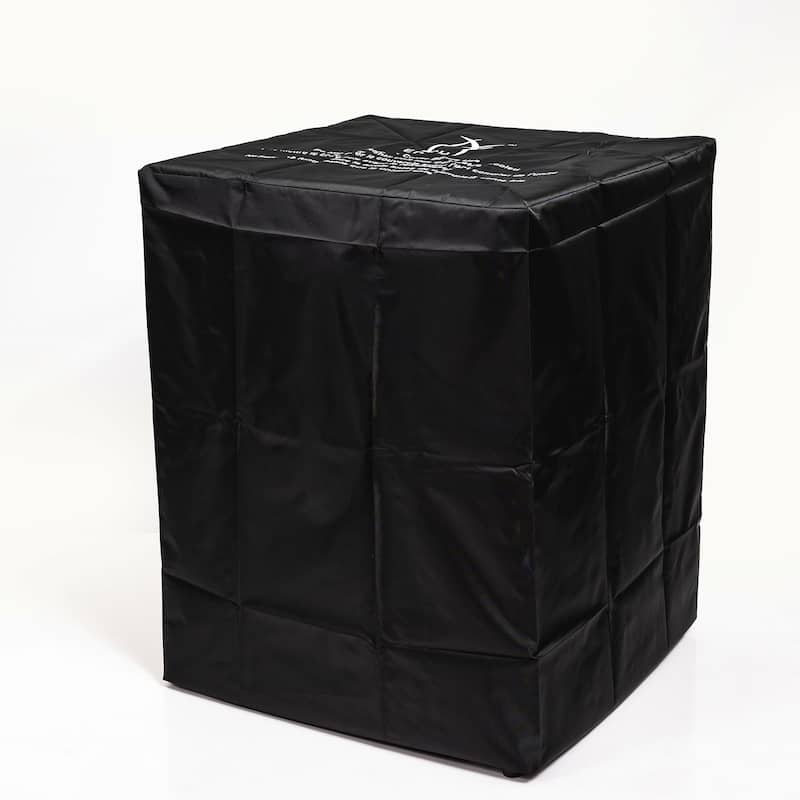 22" Propane Gas Fire Pit Table, 40000 BTU Square Steel Fire Pit