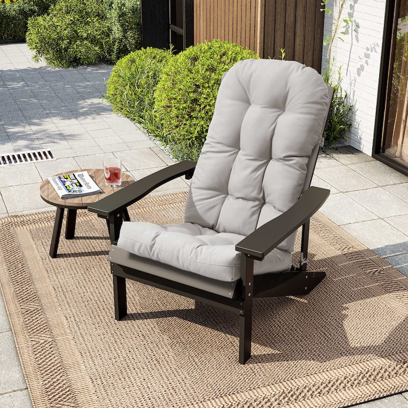 Outdoor Adirondack Chair Cushion Rocking Chair Cushions Thickened Patio Chair Pad with Sunbrella