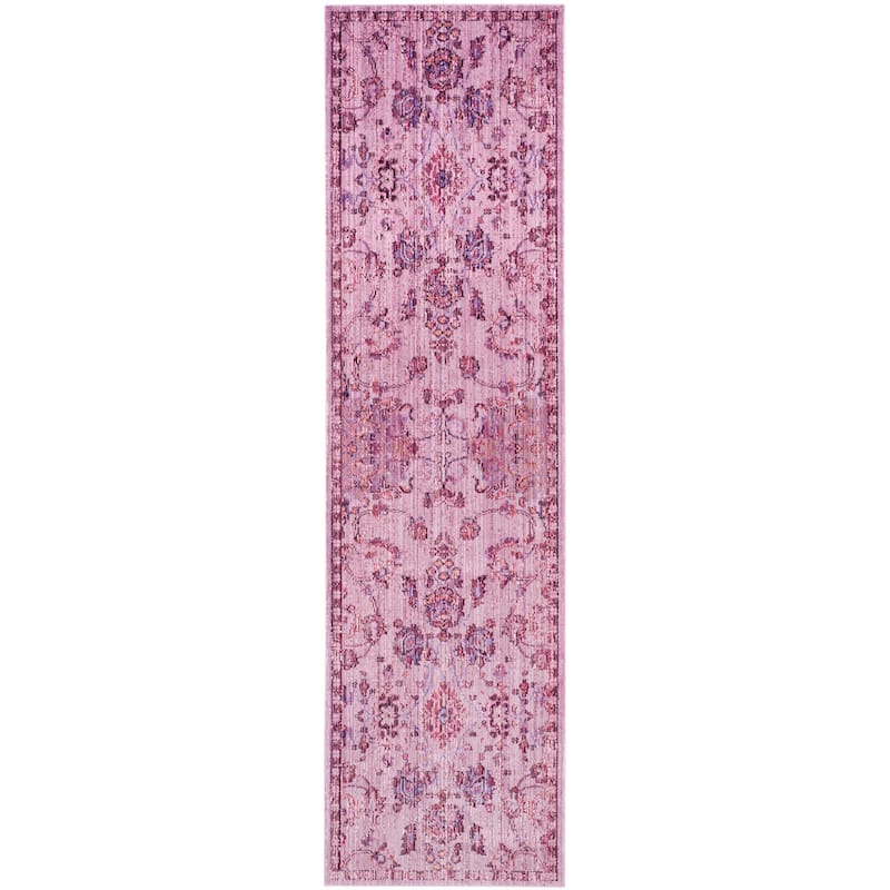 SAFAVIEH Valencia Suheyla Distressed Vintage Boho Oriental Polyester Rug