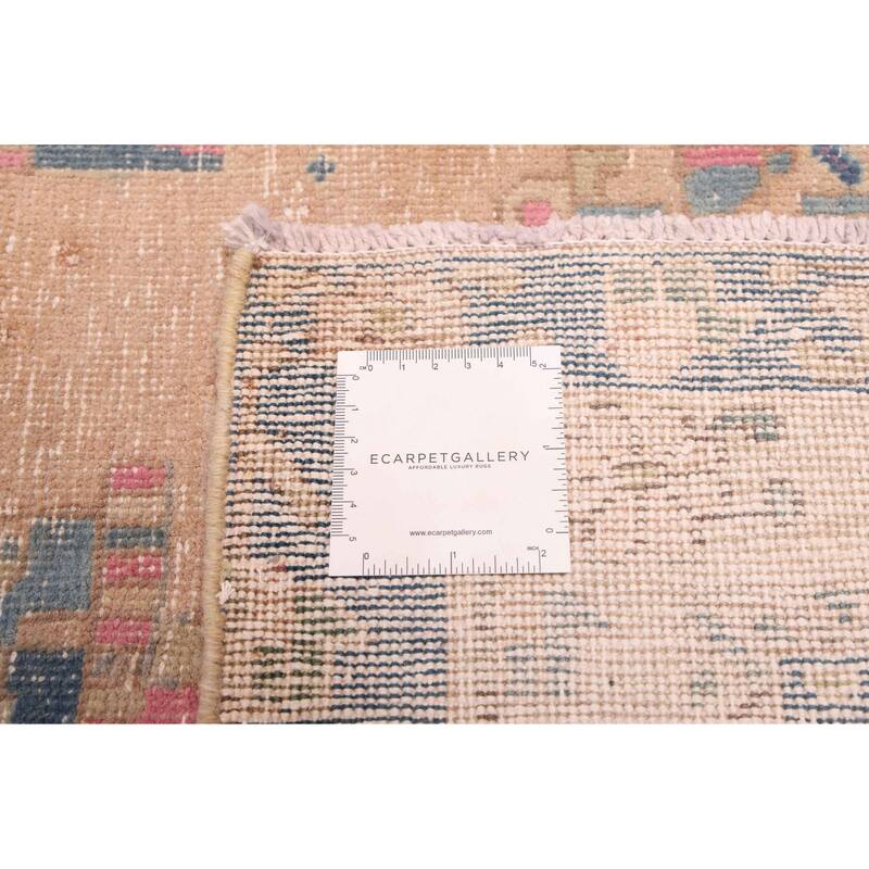 ECARPETGALLERY Hand-knotted Antalya Vintage Tan Wool Rug - 5'2 x 7'1