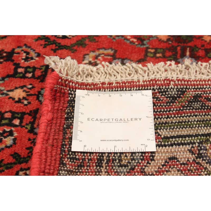 ECARPETGALLERY Hand-knotted Andelz Red Wool Rug - 3'7 x 4'11