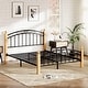 preview thumbnail 3 of 10, Queen Size Bed Frame with Headboard,Platform Bed Frame,Wooden Slat Support,No Box Spring Needed,Underbed Storage Space