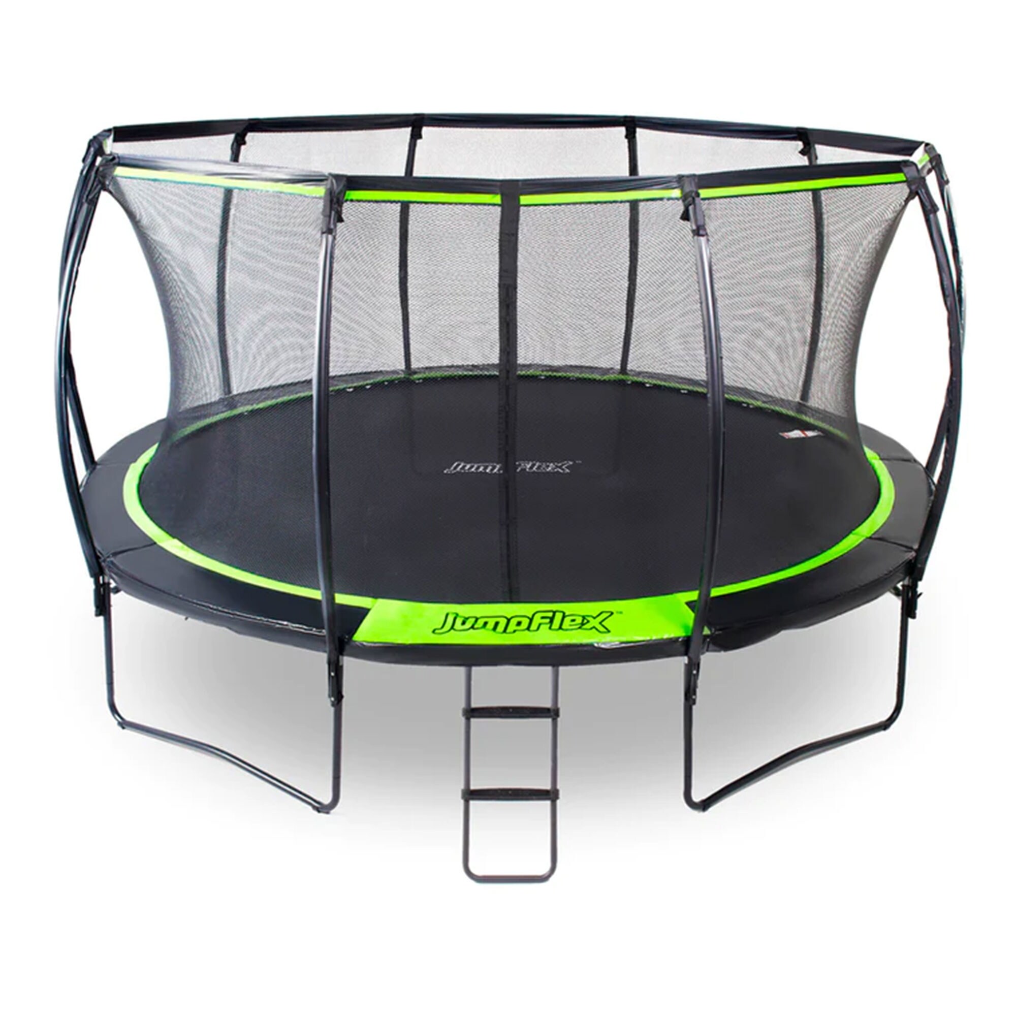 Jumpflex Flex150 15 Foot Trampoline with Enclosure and Ladder