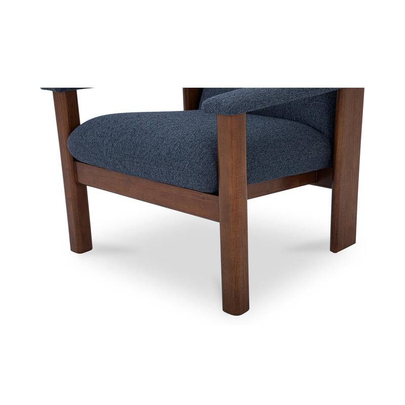 NADAAL STUDIOS Sawyer, Lounge Chair Recycled Upholstery, Green