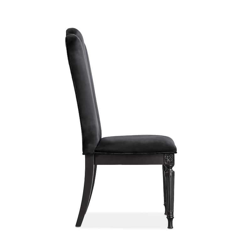 Furniture of America Seabliss Glam Solid Wood Dining Chairs (Set of 2)