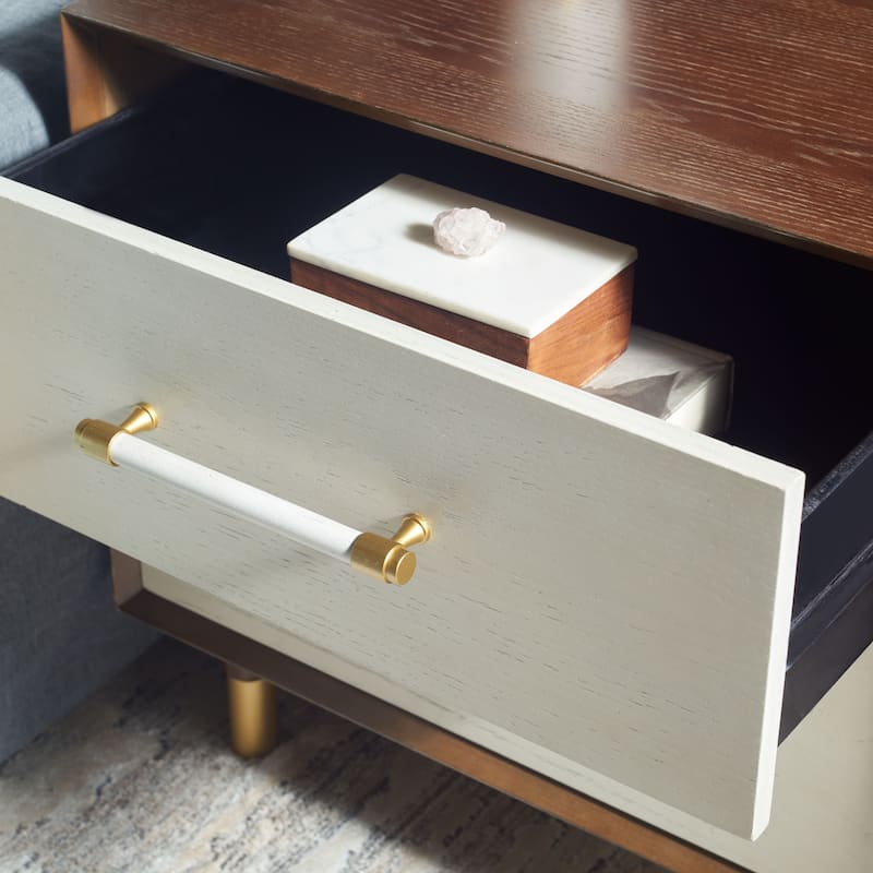 SAFAVIEH Dasia 2-Drawer Accent Table Nightstand
