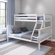 preview thumbnail 1 of 19, Max and Lily Twin XL over Queen Bunk Bed White