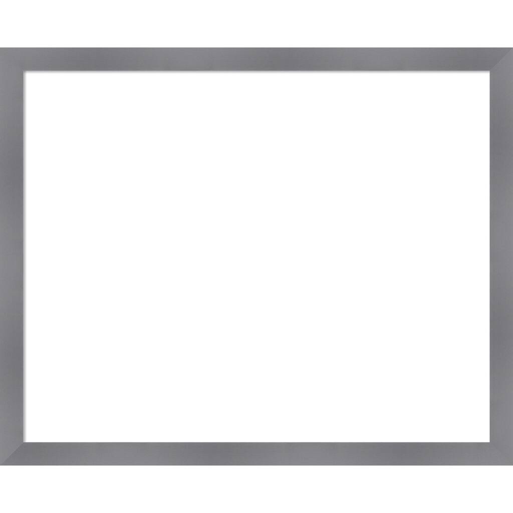 Amanti Art Edwin Grey Framed Dry Erase Magnetic Board