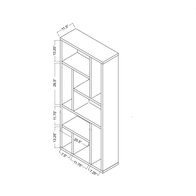 Bookcase with Nine Shelves