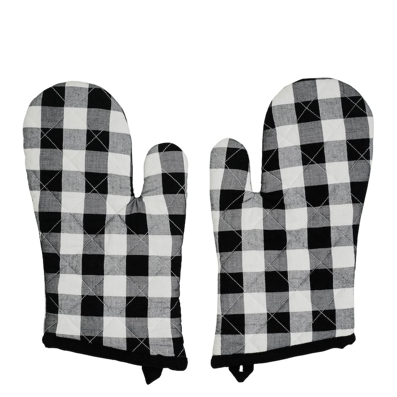 Annie Buffalo Check Oven Mitt Set of 2
