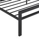 preview thumbnail 13 of 12, Twin Metal Bed Sturdy System Metal Bed Frame, Modern Style