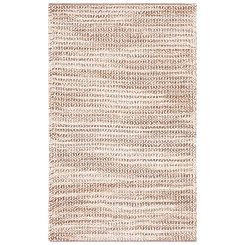 SAFAVIEH Handmade Natura Jumana Rug - 6' Square - Natural/Beige