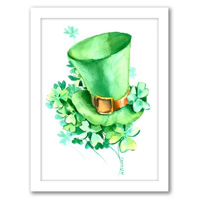 St Patrick 2 by Suren Nersisyan White Framed Wall Art - Americanflat - 8" x 10"
